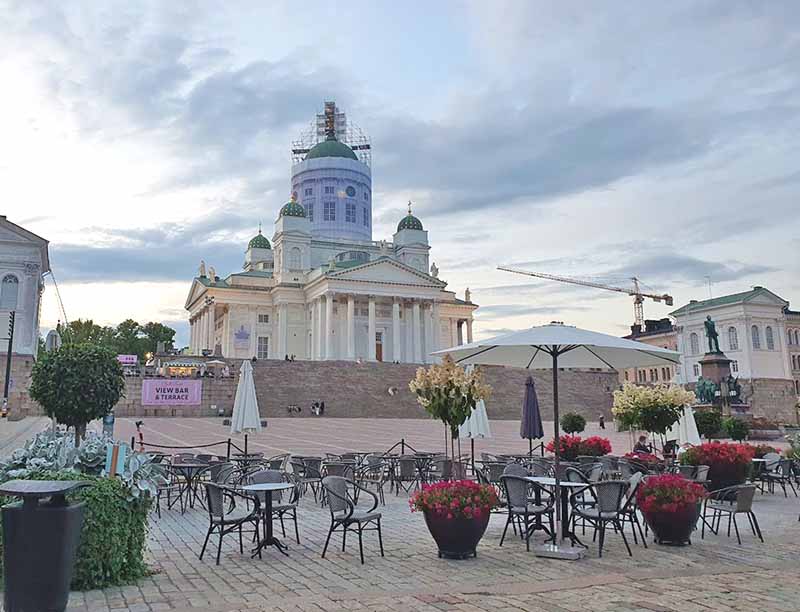 Helsinki white cathedral